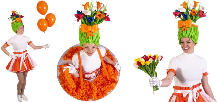 12 + 26 juni Oranje uitdeel dames op het Smaragdplein!